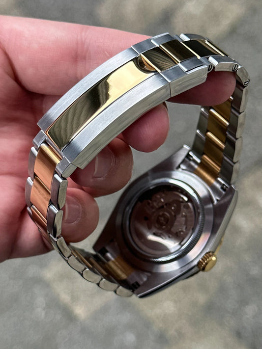 Two-Tone Black Dial Sky-Dweller Mod