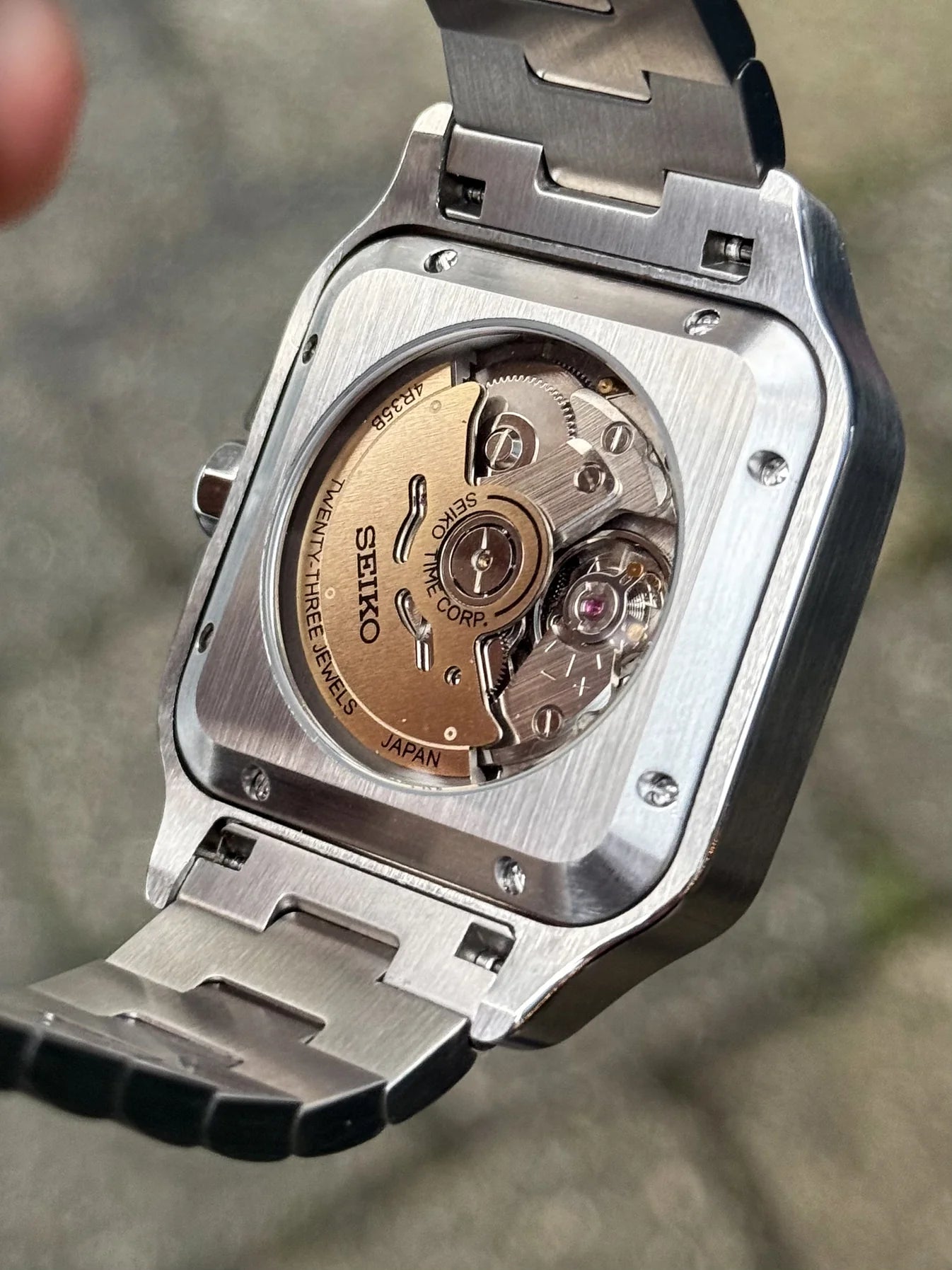 White Dial Santos Mod