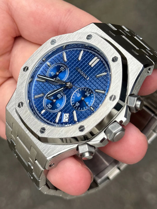 Blue Dial Chrono Royal Oak Mod