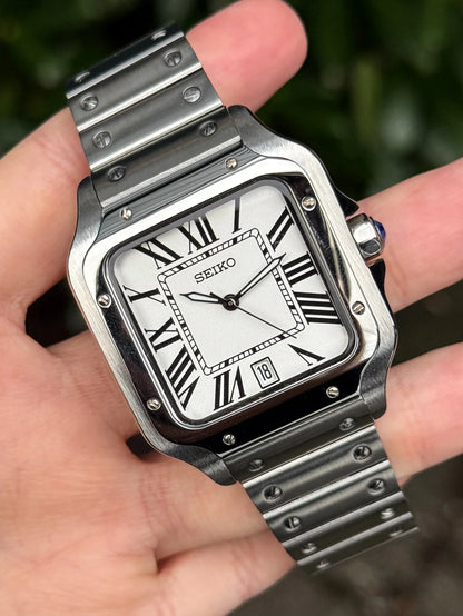 White Dial Santos Mod