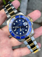 Blue Gold Two-Tone Submariner Mod