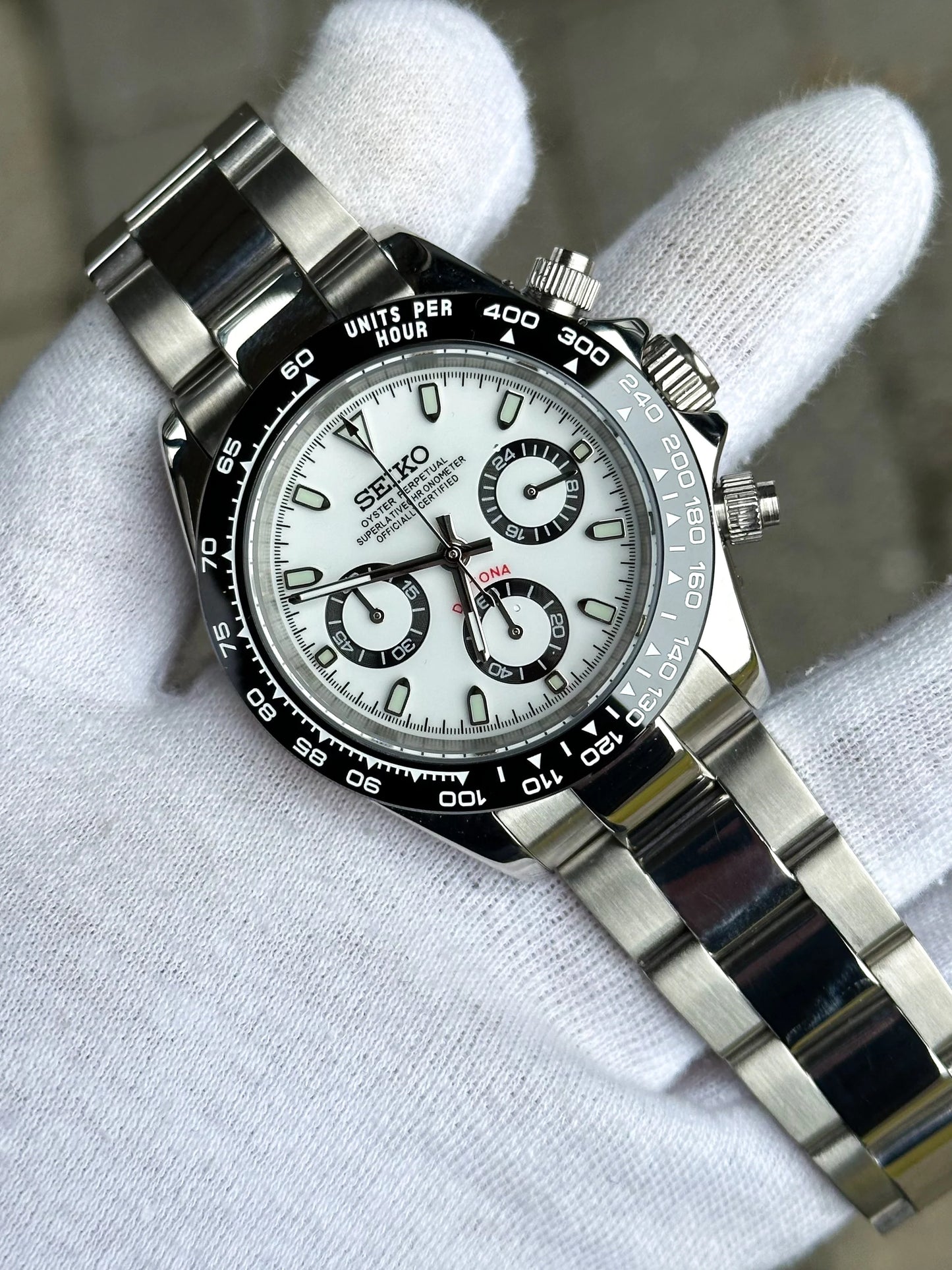 Seiko Panda Daytona Mod