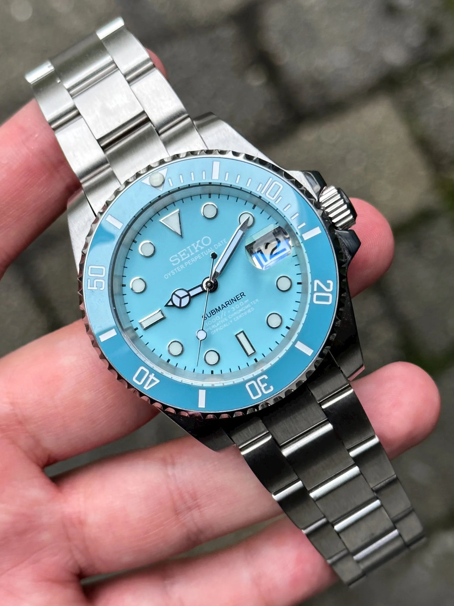 Ice Blue Submariner Mod