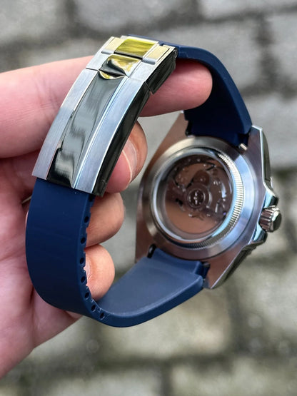Yacht Master Blue Dial Rubber Mod