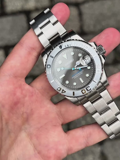 Seiko Yacht-Master Rhodium Mod